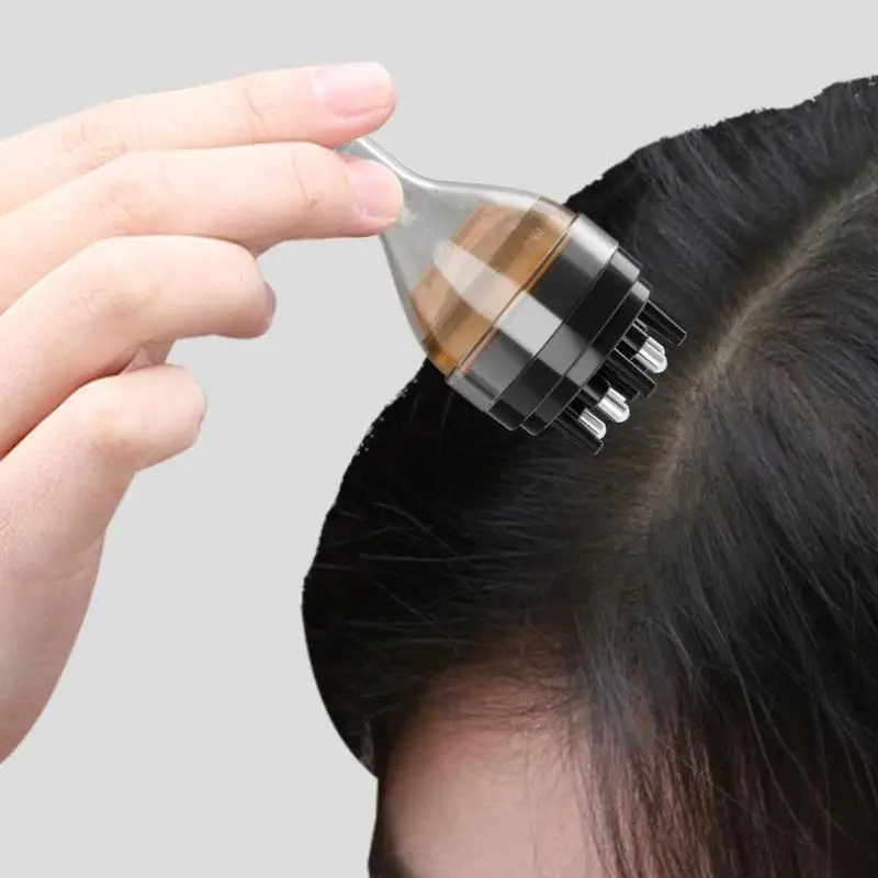 Kopfhaut-Applikator Flüssigkeitskamm Tragbarer Mini-Massagekamm Ätherisches Öl Flüssigkeitsführungs-Massagegerät Anti-Haarausfall Kopfhautpflege-Werkzeuge – Detail 5