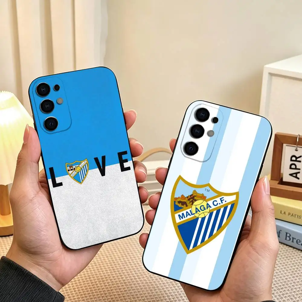 F-Football Club M-Malaga C.F Phone Case For Samsung S26,S25,S24,S23,S22,S21,S30,Ultra,Plus,Fe,Soft Silicone Black Cover Gift