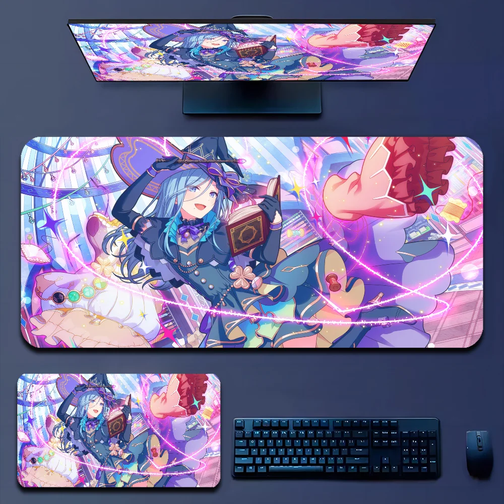 مشروع Sekai-حصيرة أرضية مع قفل الحافة ، مكتب كمبيوتر مكتبي ، لوحة ماوس كبيرة ، وسادة كمبيوتر محمول ، لوحة مفاتيح ، غرفة نوم ، 80 × 30 ، XL