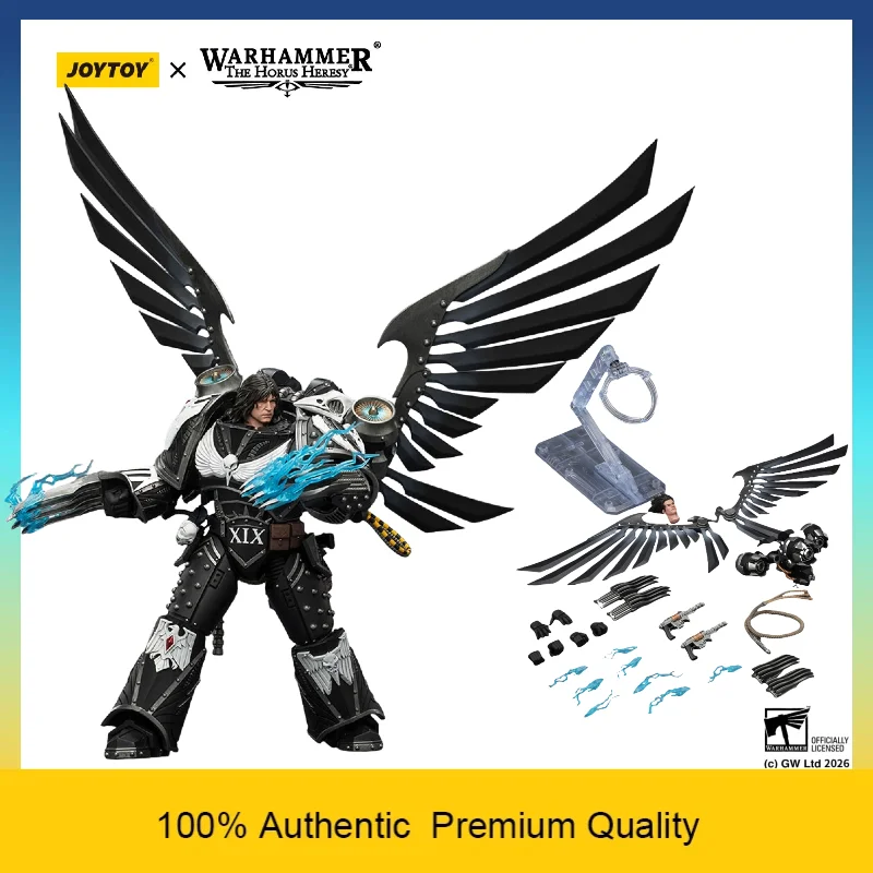 

JOYTOY Warhammer The Horus Heresy Raven Guard Corvus Corax Primarch of the XIX Legion 1/18 Sci-Fi Collectible Action Figure