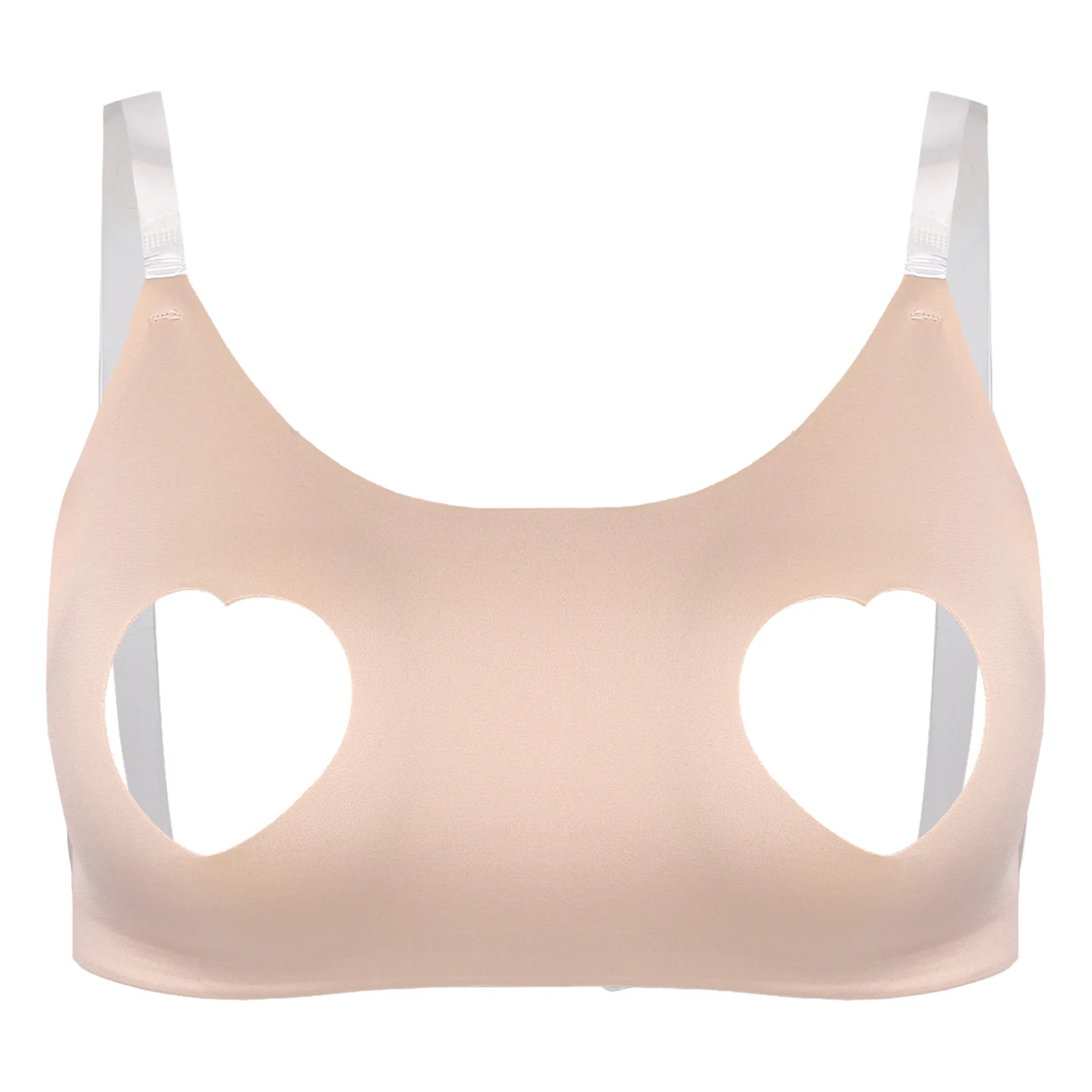 

Women Sexy Open Cups Expose Nipples Bra Adjustable Straps Bralette Balconette Lingerie Nightwear for Couple Game Nightclub