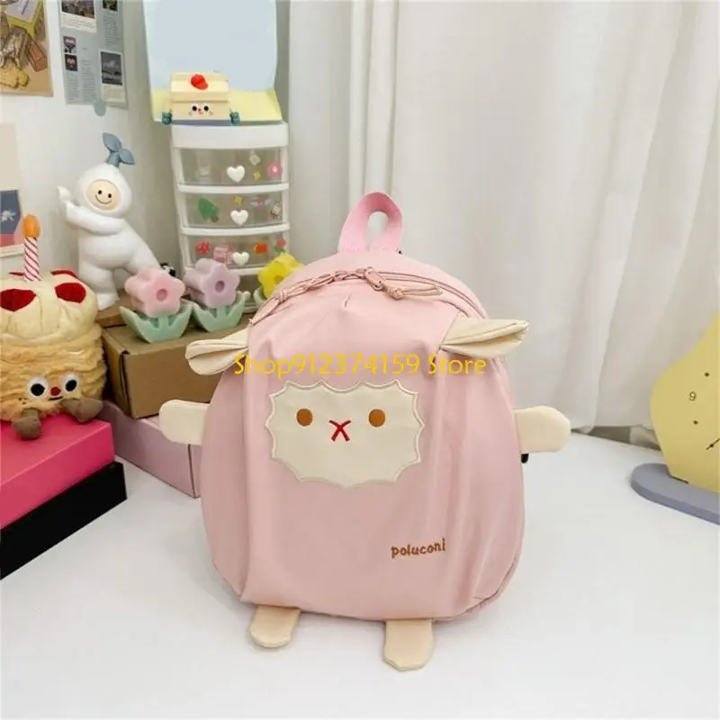 

G5AE Kindergartens School Bag Kid Cartoon Sheep Backpack Student School Bag for Girl