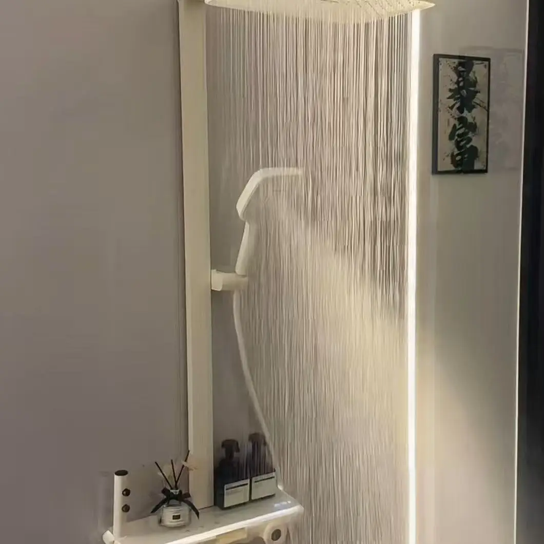 

Intelligent Digital Shower Head Set With 59A Precision Copper Body/ Hydroelectric Power Generation Luxury Large Storage Platform