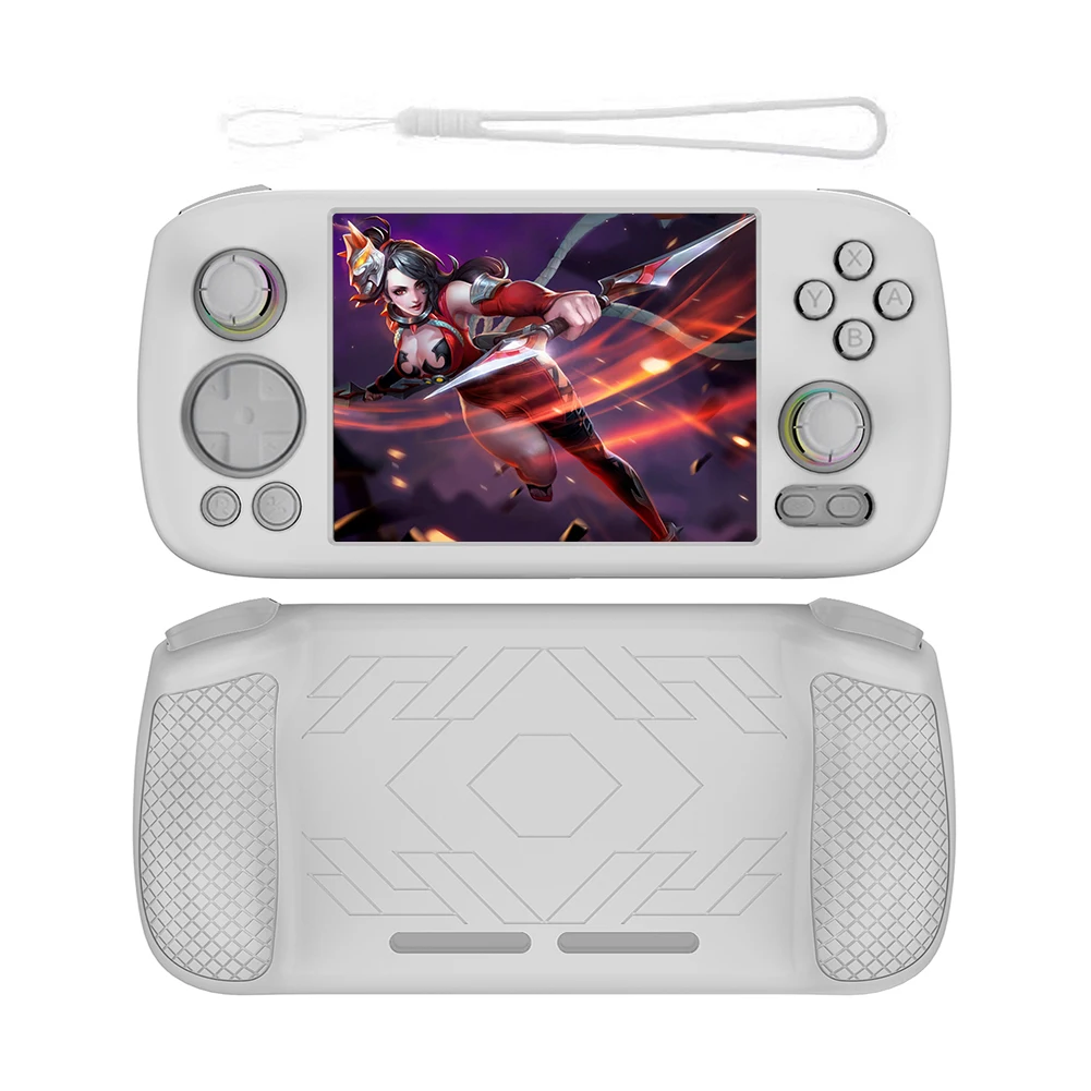 حافظة واقية من السيليكون لـ Anbernic RG406H حافظة سيليكون خفيفة للغاية مقاومة للصدمات لغطاء وحدة التحكم في الألعاب المحمولة RG 406H #1