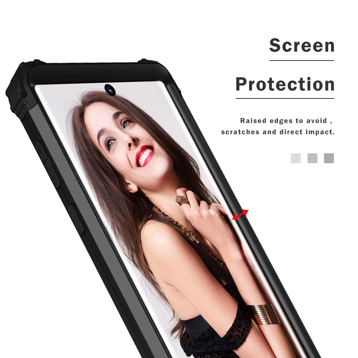 Shockproof Tough Hybrid Armor Drop Protection Case Cover For Samsung Galaxy Note 10+ Plus/Note 10