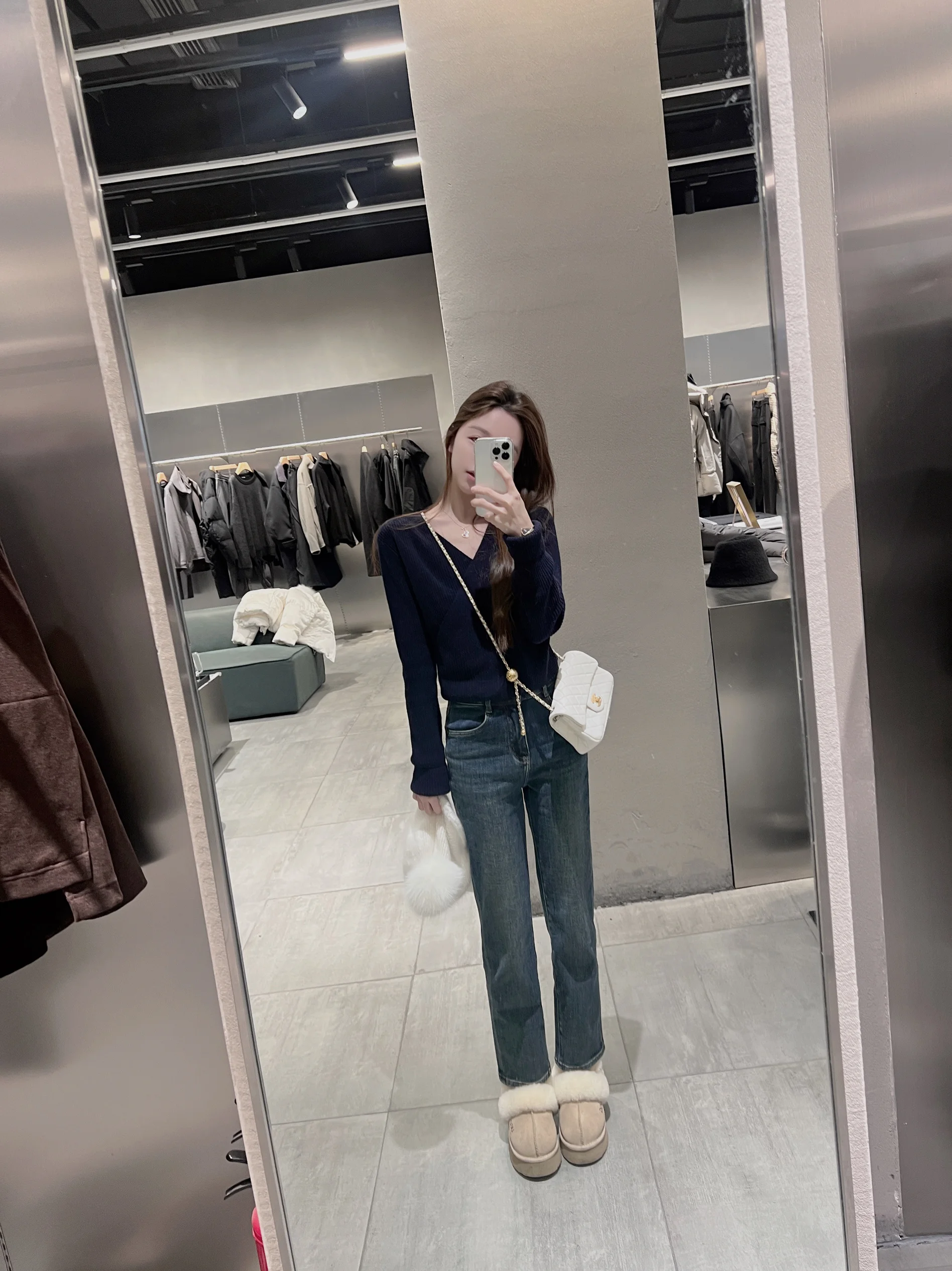 

Джинсы прямого кроя с высокой талией для похудения, повседневные джинсы из денима с высокой талией и прямым кроем для женщин