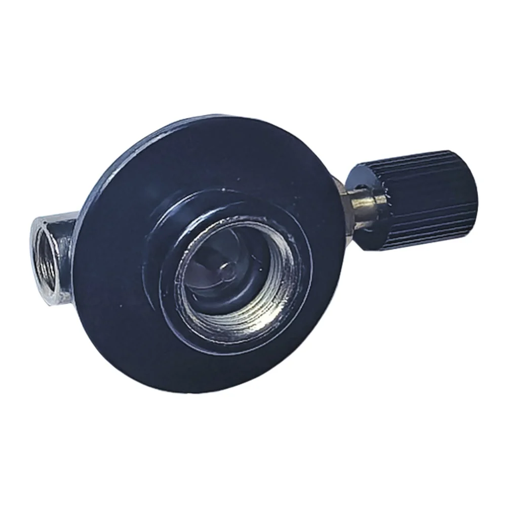 For Outdoor Cooking Black Outdoor Stove Valve Multi Energy Burner Connector Adapter Sturdy Copper Material Quick Fire Starting
