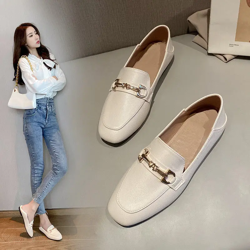 Women Shoes Slip on Loaf Ballet Shoes Women Moccasin Shoes Casual Fashion Sports Flat Shoes Luxury Women Casual Shoes