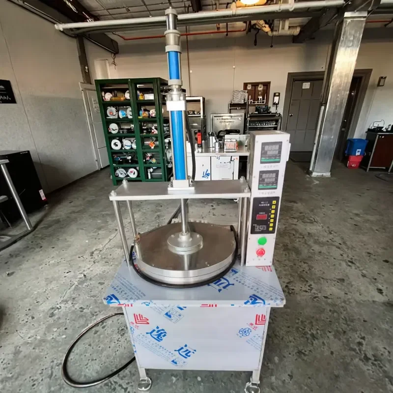 2026 Flat Pancake Tortilla Making Machine Roasted Duck Bread Baking Maker Machine Hydraulic Dough Press Machine
