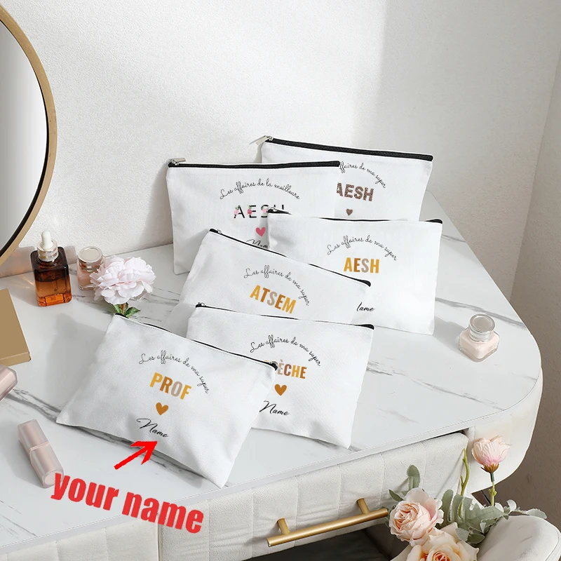 

Personalized Floral Letters Avs Aesh Leopard Atsem Terracotta Patterns Cosmetic Pouch Make Bag Nursery Thank You Teachers Gifts