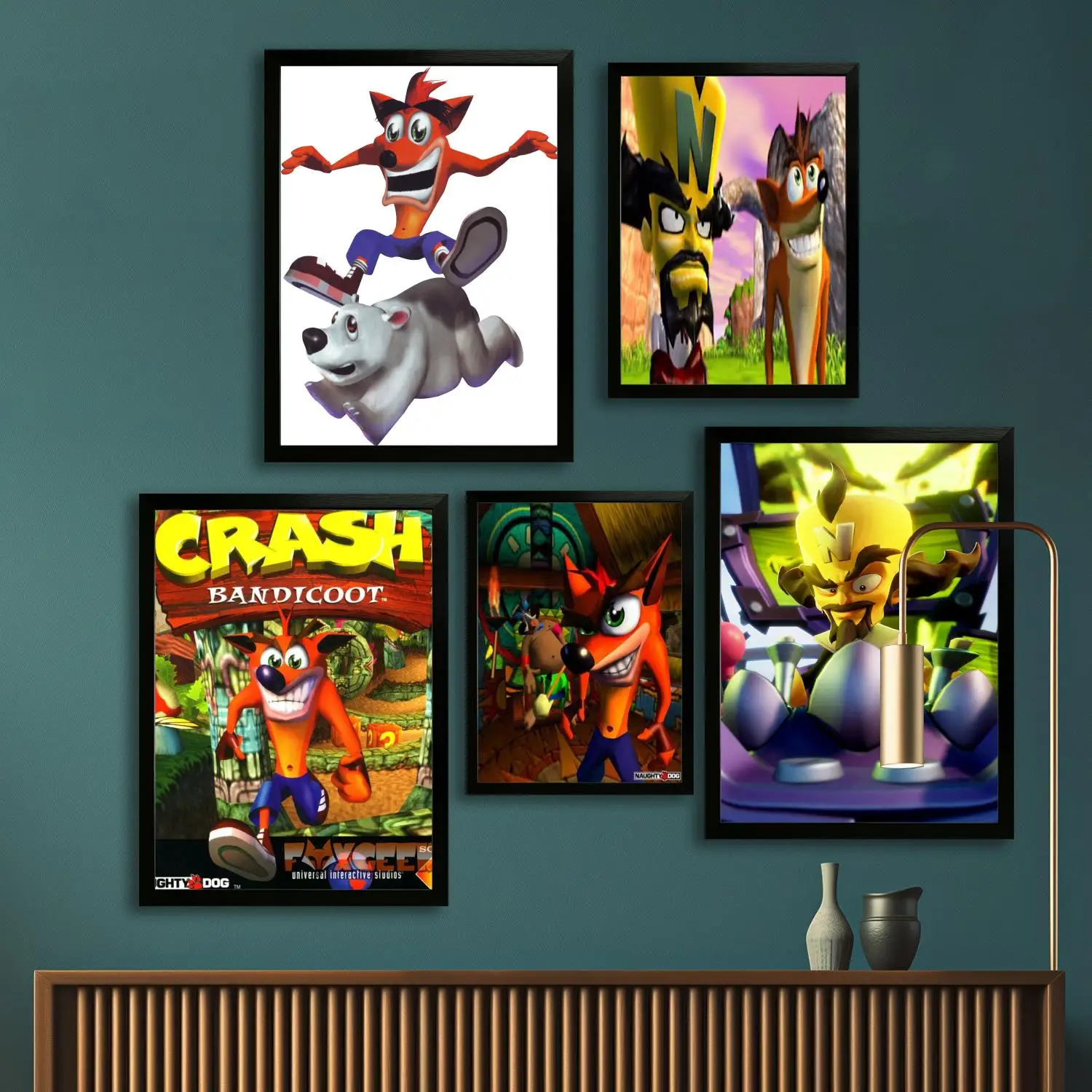 crash twinsanity Canvas Art Poster and Wall Art, Picture Print, Modern Family Bedroom Decor, Posters,Decorative painting