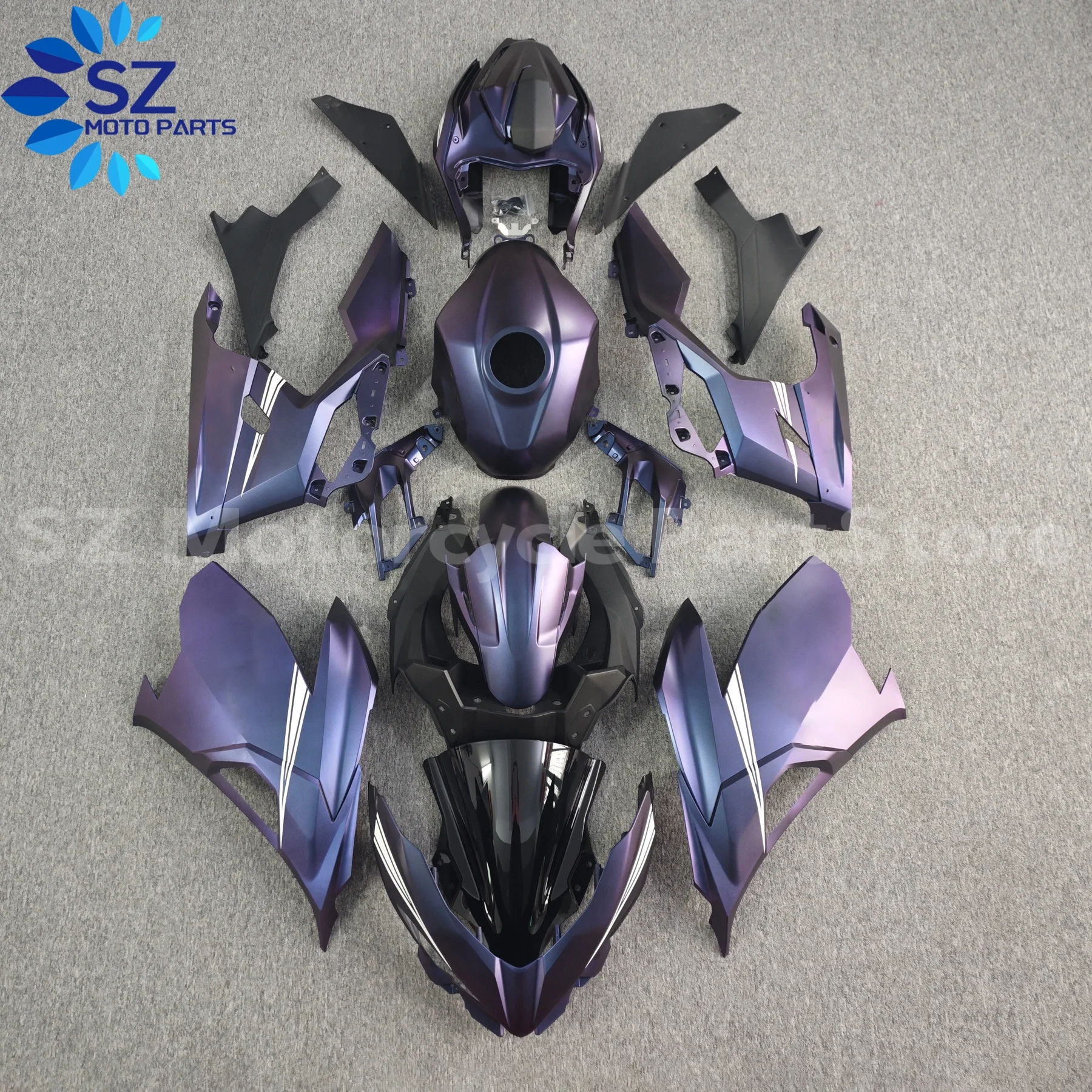 

Motorcycle Full Body Kits Fairing Fit For KAWASAKI Ninja 400 ZX 400 2018 2019 2020 2021 2022 2023 ABS Injection