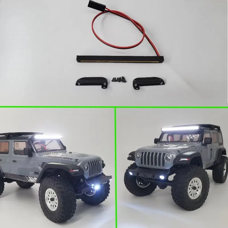 

WBRC Roof Light B Type for 1/18 1/24 RC Crawler Car TRX4M Defender Bronco Axial SCX24 AXI00002 Wrangler AXI00005 Gladiator Parts