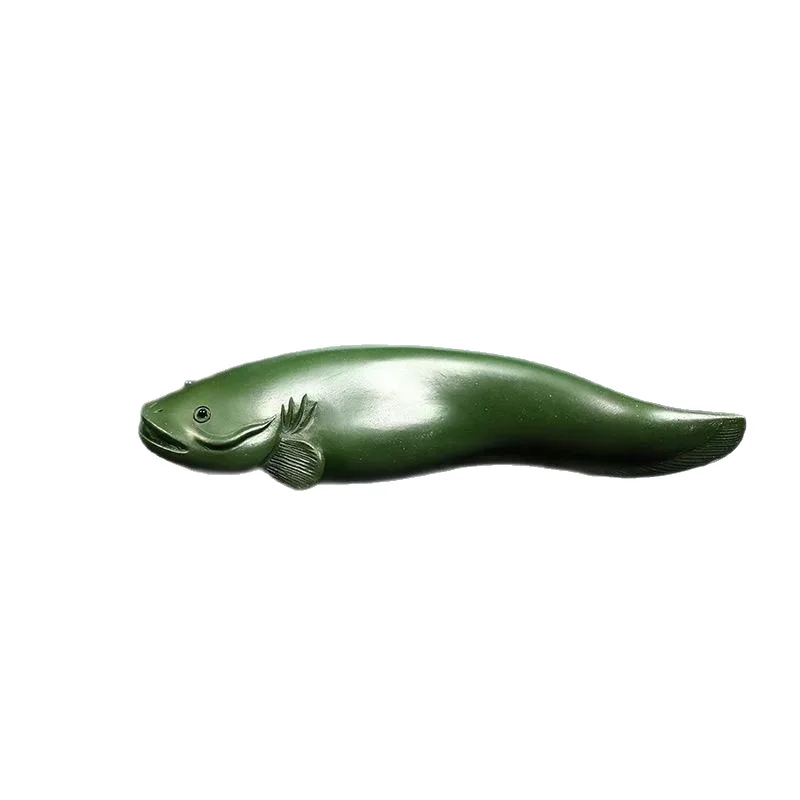 

Purple sand catfish tea pet, personalized tea play high-end sculpture