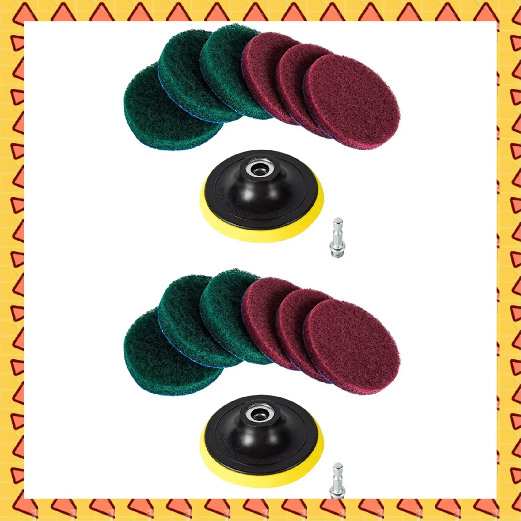 

A008 2X 4-дюймовая дрель, электрическая щетка, скребок для плитки, набор для чистки, сверхмощный бытовой инструмент для чистки