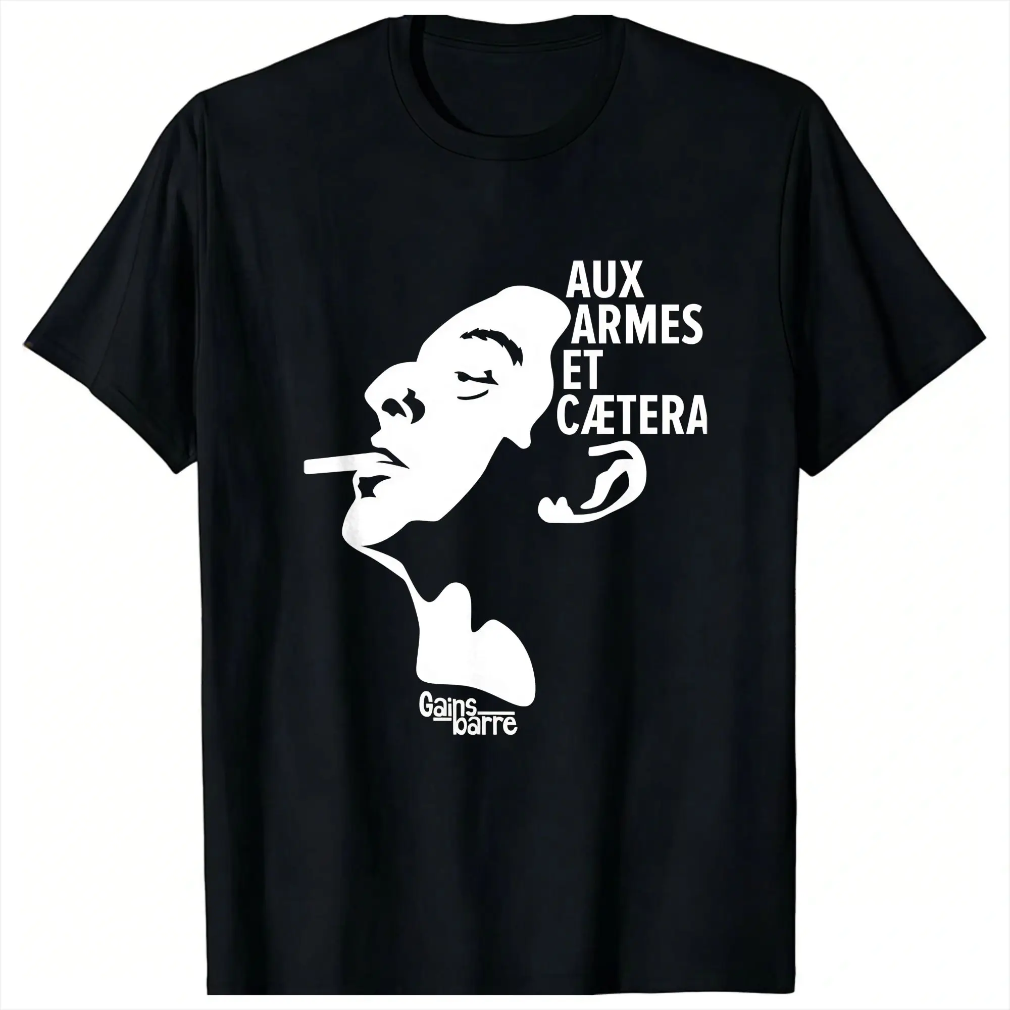Serge Gainsbourg T Shirt Men's  Vintage Cotton T Shirts Beach O Neck Fashion Tees Design Oversized Tops