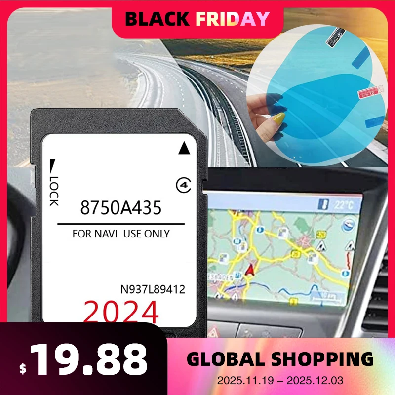 

GPS 2024 UK Europe maps 8750A435 SD Card C-11 NAVI Navigation for Citroen C4 Aircross 2011-2017 Vehicle Sat Nav 16GB