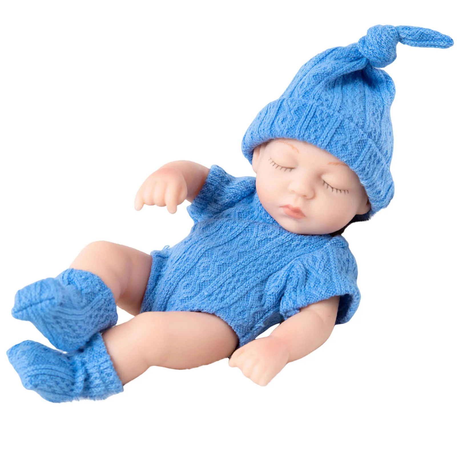 

Simulation Sleeping Baby Doll Easy to Embrace Washable Lightweight Doll for Aged 3/4/5/6/7 Years Kids