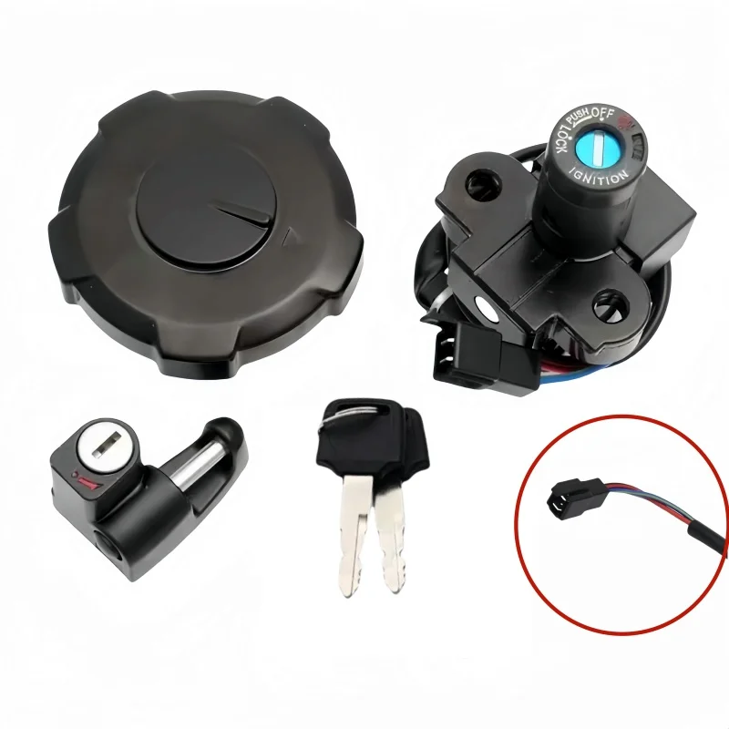 

Motorcycle Ignition Fuel Gas Tank Cap Cover Lock For Honda XR650 XR650L 1993-2017 XR 650 650L 35010-MY6-680 35010-MY6-L40