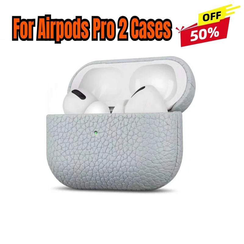 

Genuine Leather Case For Airpods Pro 2 Cases Airpods 2 3 Bag Luxury Handmade Wireless Bluetooth Earphone Box Protective shell
