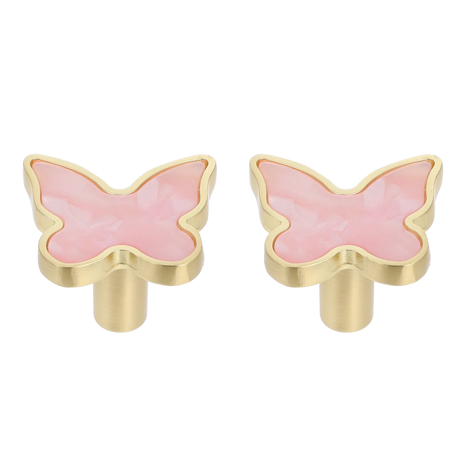 Manopola a farfalla a foro singolo da 2 pezzi Maniglia per cassetto in lega di zinco Maniglia per armadio liscio per comò Armadio Bagno Cucina