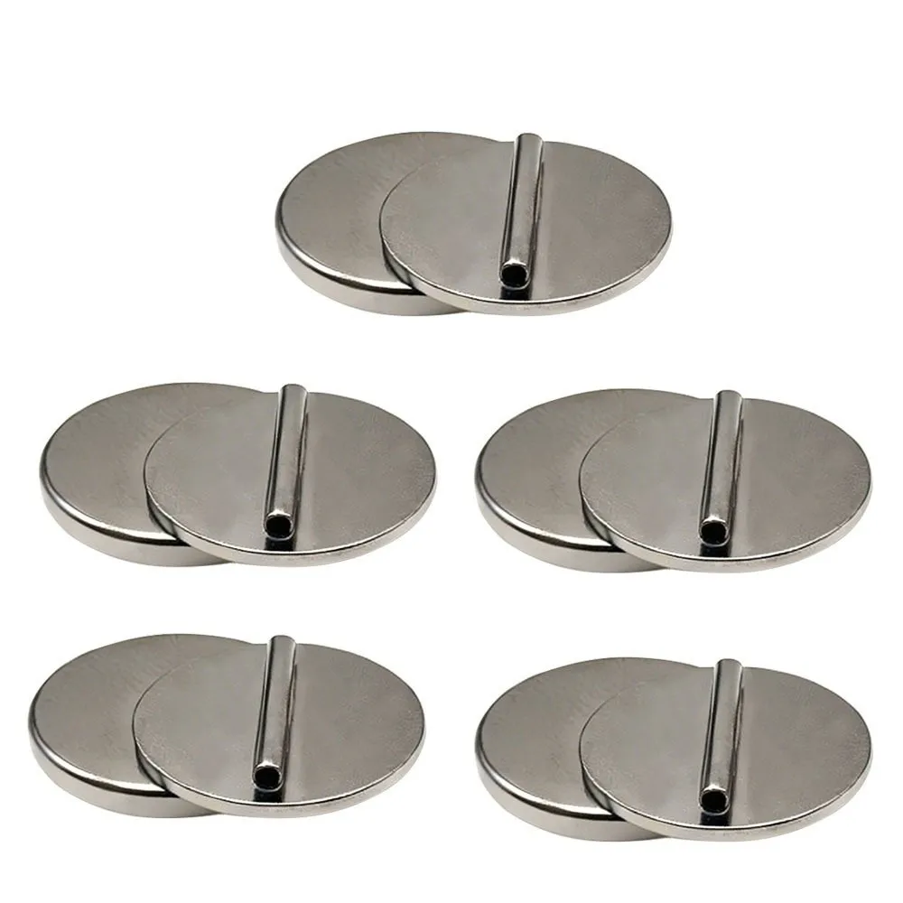 4Pairs Magnetic Brooch To Fridge Magnet Converter Brooch to Fridge Magnet DIY Accessories Badge Magnetic Conversion Kit