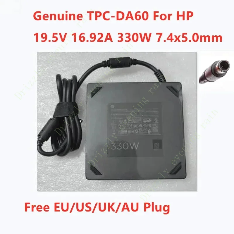 Genuine TPC-DA60 19.5v 16.92a 330W ADP-330BB BC L64762-003 925142-850 AC adapter for HP Omen laptop power supply charger