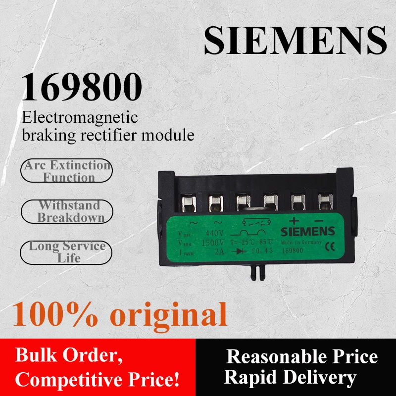 Siemens 169800 173091 175823 Rectifiers, Brake Rectifiers, Rectifier Modules