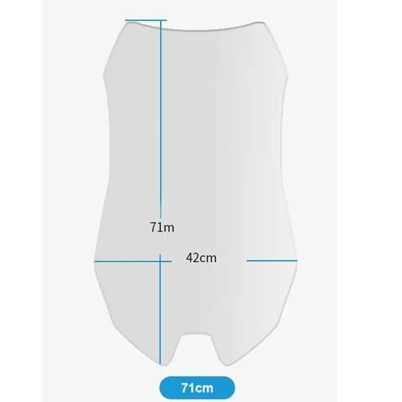 For ZONTES 350D Modified and Heightened Front Windshield For zontes 350-D Motorcycle Front Windshield Chest Protector Rainproof