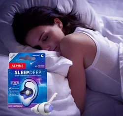 Alpine Sleepdeep Earplugs Professional Ear Plugs for Deep Sleep