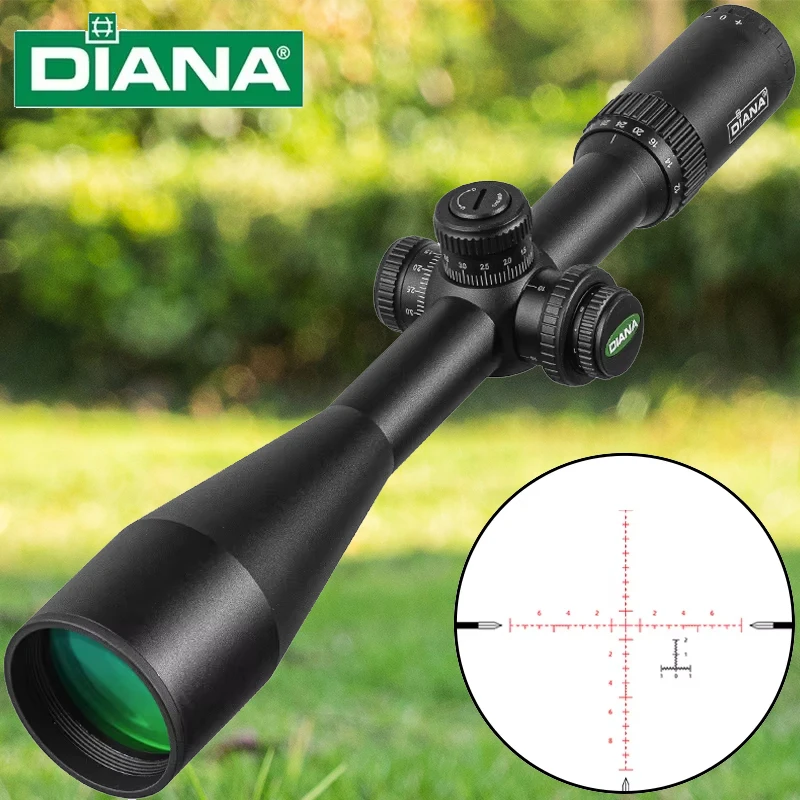 DIANA 10-40X56 Scope SFIR FFP Scope First Focal Plane Scope Hunting Riflescopes Red Illuminated Shooting Good Quality view 2