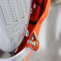 CNC Motorcycle Rear Brake Pedal Step Plate Tip For KTM 125-530 EXC XC XCW EXCF For Husqvarna TC TE FE 2008- 2016 MX Motocross 6