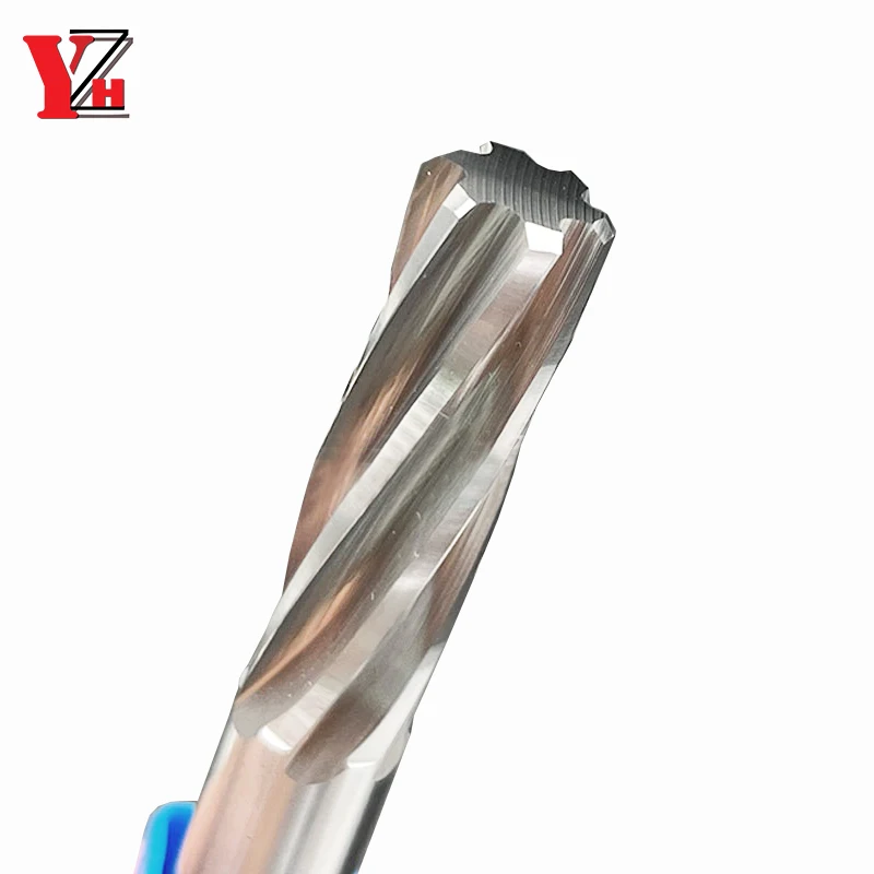 YZH 11mm ~ 25mm Carbide Machine Ruimer HRC50 Ongecoate Spiraalgroef 4F 6F Tolerantie H7 Gehard Staal Metaal cutter CNC Binnengat