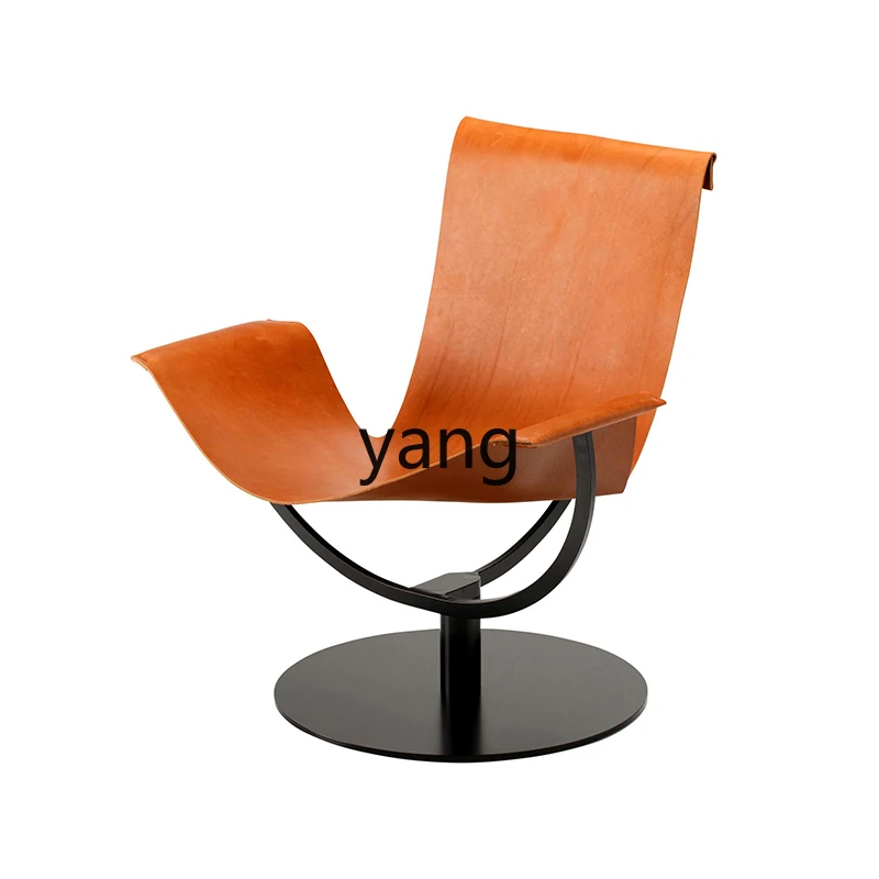 LTT Microfiber Leather Back Chair Living Room Balcony Leisure Chair Fashion Metal Dining Chair