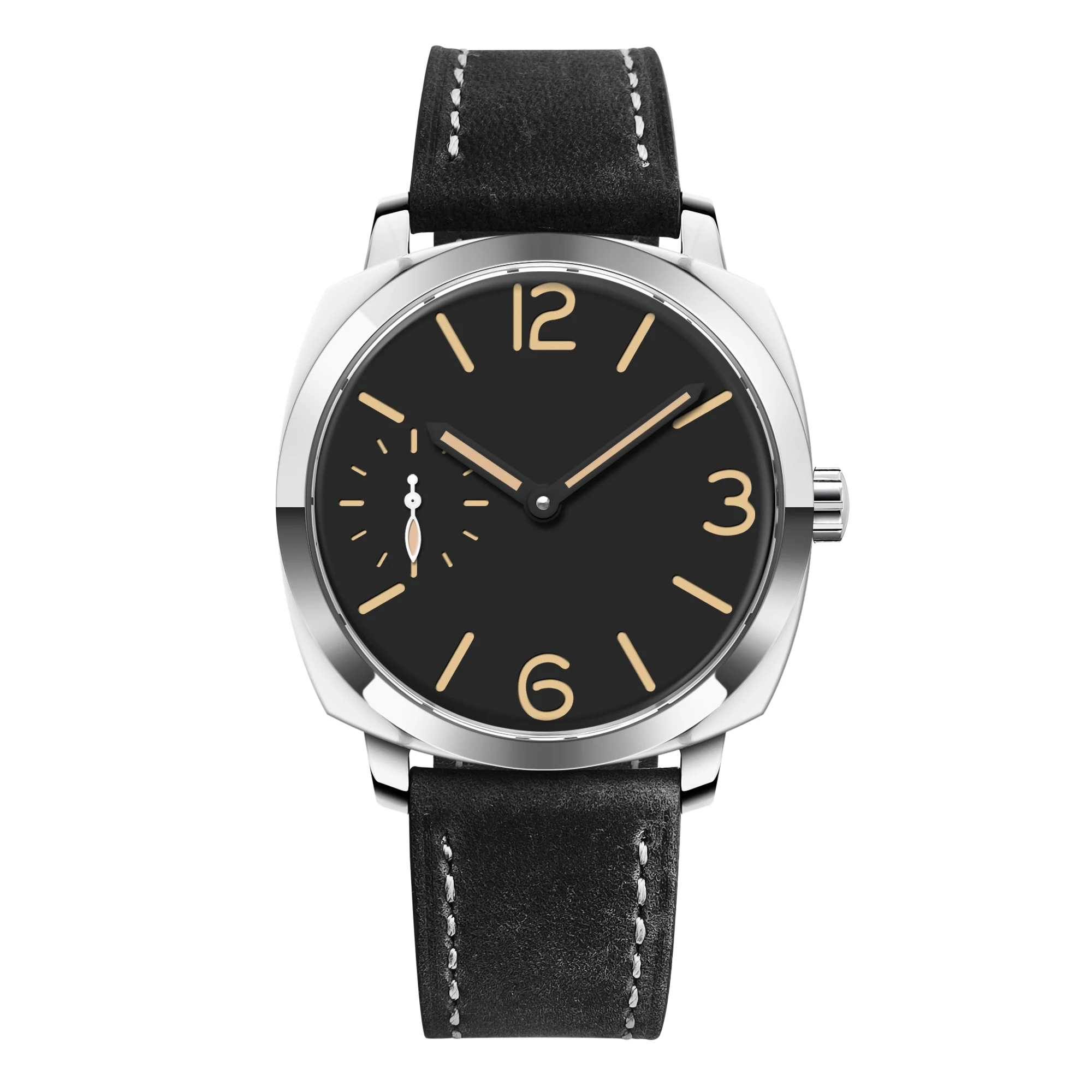 42mm Corgeut horloge modieus st3600 of ST3601, populaire verkoop, saffierglas, herenhorloge, handmatig mechanisch horloge