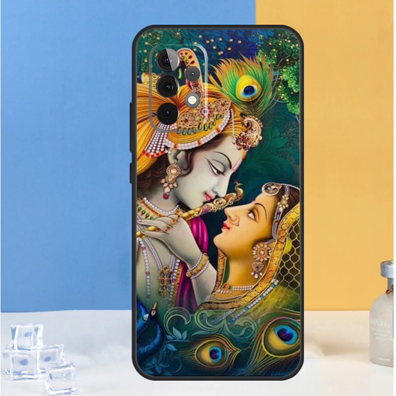 Lord Krishna Radha Case For Samsung Galaxy A54 A34 A14 A12 A13 A22 A23 A32 A33 A52 A53 A73 A51 A71 Coque