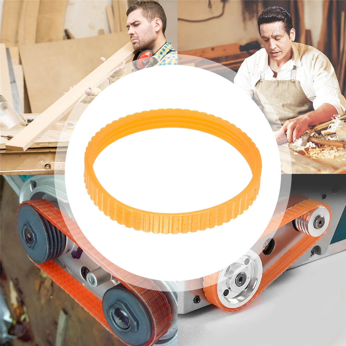 

ABAZJ Electric Planer Drive Driving Belt for Makita 1900