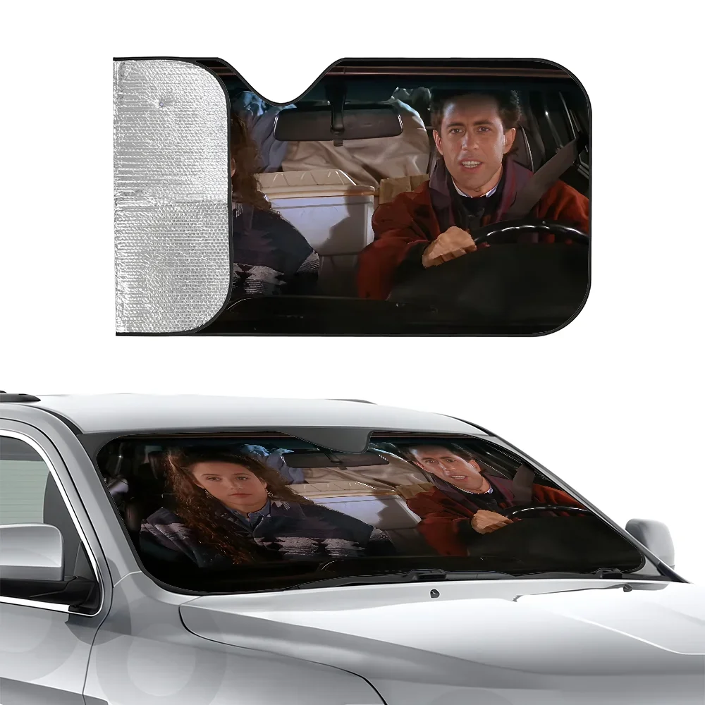 

S-Seinfeld вождение автомобиля SunSha теплоизоляционная алюминиевая пленка лобовое стекло солнцезащитные козырьки УФ-лучи блоки автомобильный солнцезащитный козырек