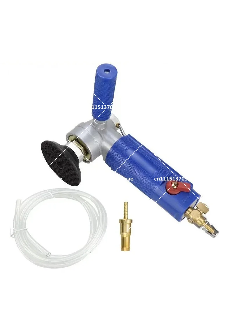 4Inch Wet Polisher Air Pneumatic Sander Variable Speed Low-noise Buffing Machine for Concrete Quartz Granite Stone Polishing