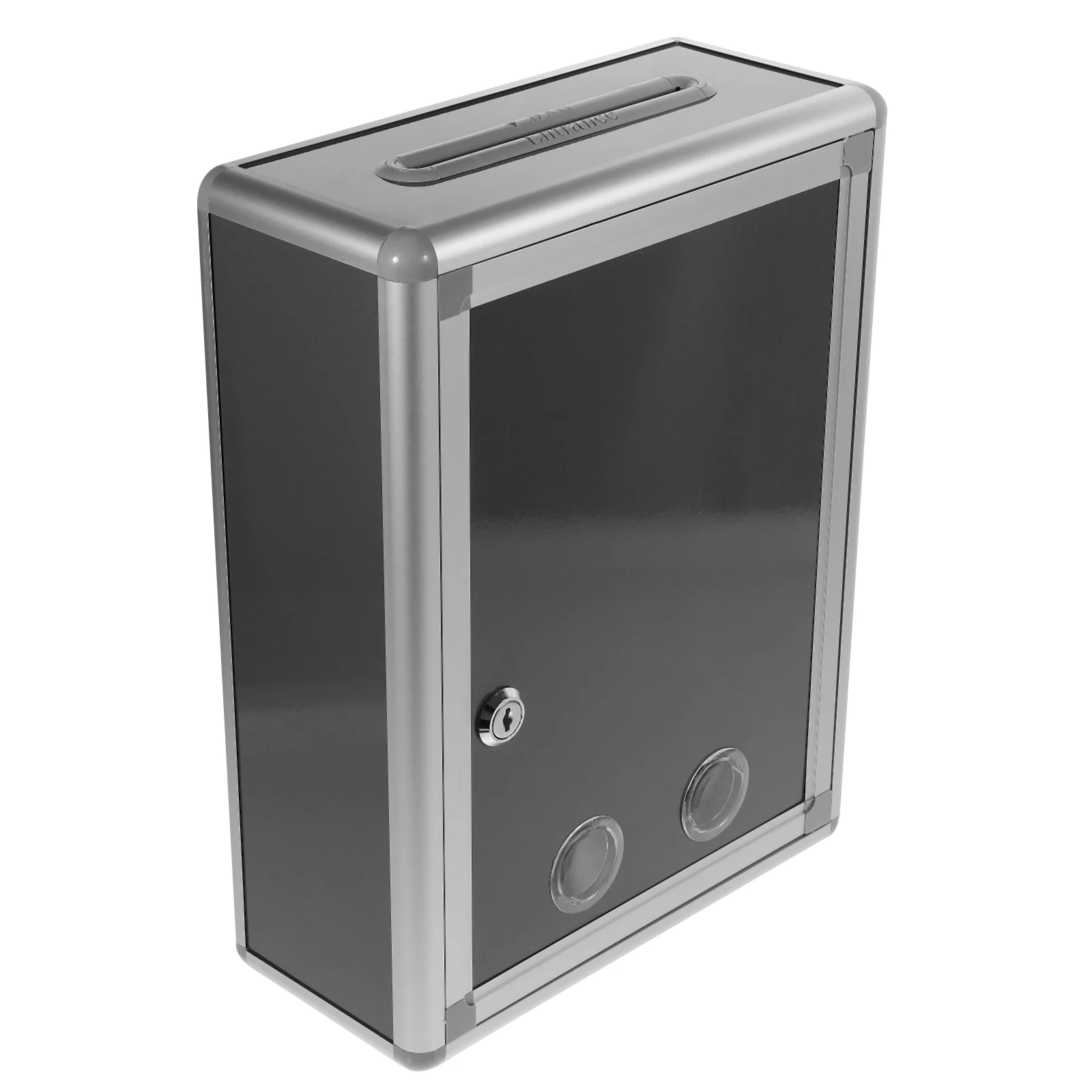 1Set Muur Suggestie Doos Plastic Aluminium Brievenbus Afsluitbare Multifunctionele Stembiljet Brief Collectie