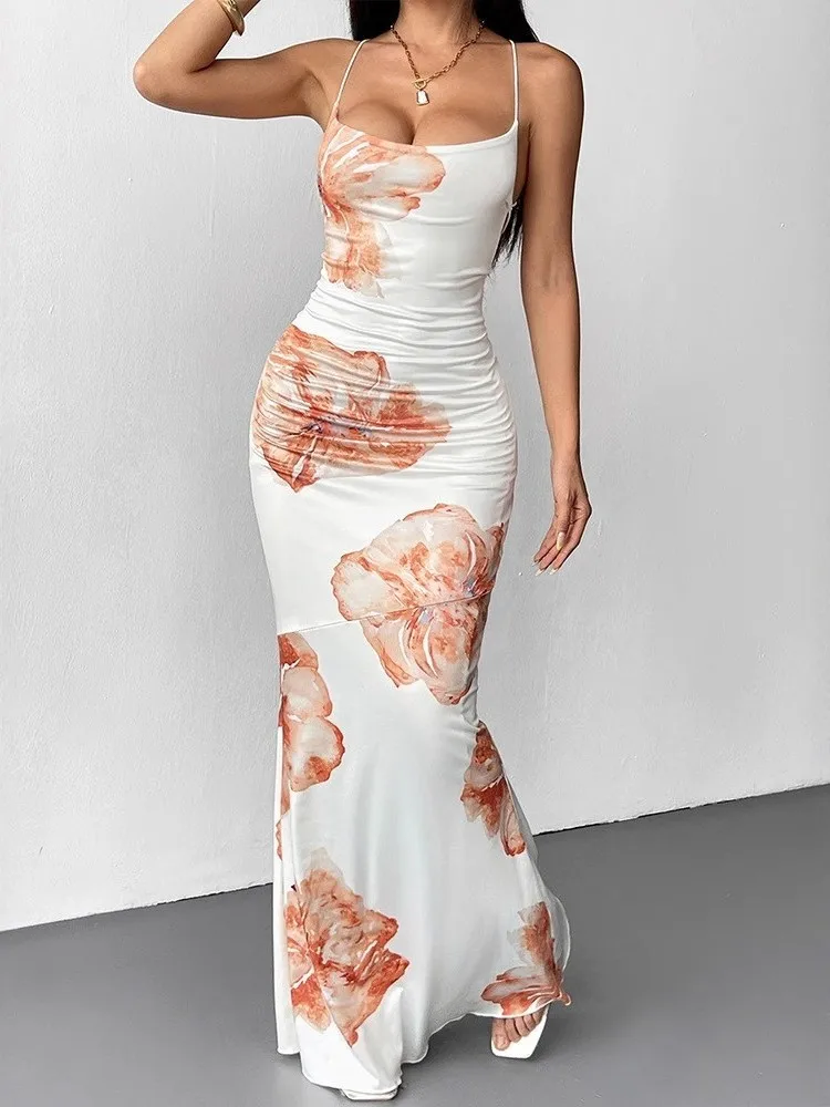 

Сексуальное длинное платье с высокой талией, женская юбка на бедрах с запахом Dr Svel на одно плечо Ciwalk Faion, драпированное платье