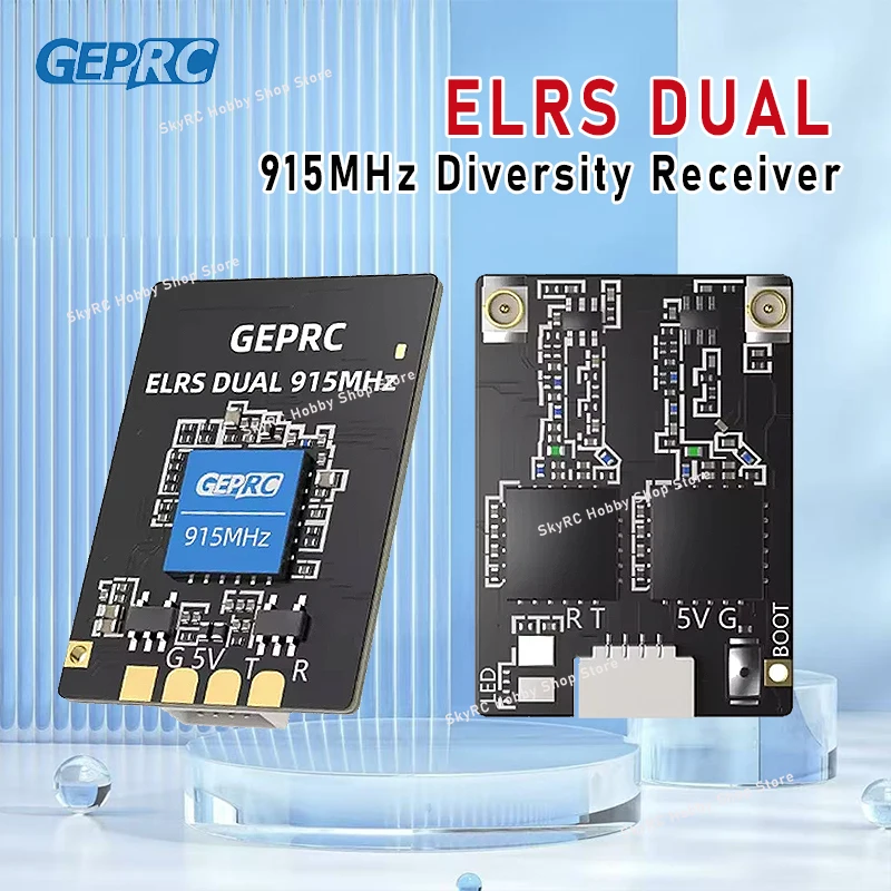

GEPRC ELRS DUAL 915MHz Diversity Receiver - ExpressLRS WIFI Built-in for FPV Long Range RC Airplane DIY Parts