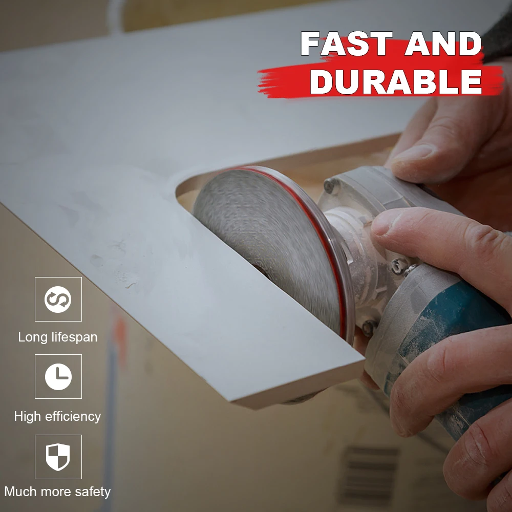 Casaverde 1Pc 50mm Electroplated Diamond Polishing Pads Fast Removal Tile Glass Concrete Stone Metal Grinding and Polishing