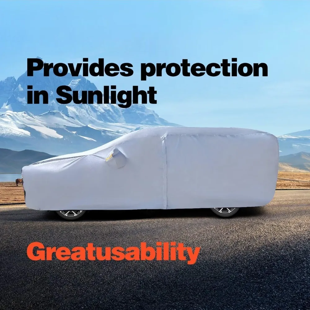 غطاء سيارة خارجي كامل مقاوم للماء للخدمة الشاقة لسيارة Minivan حماية لجميع الأحوال الجوية والمطر والشمس والرياح 1998-2025 نموذج سيدان MPV