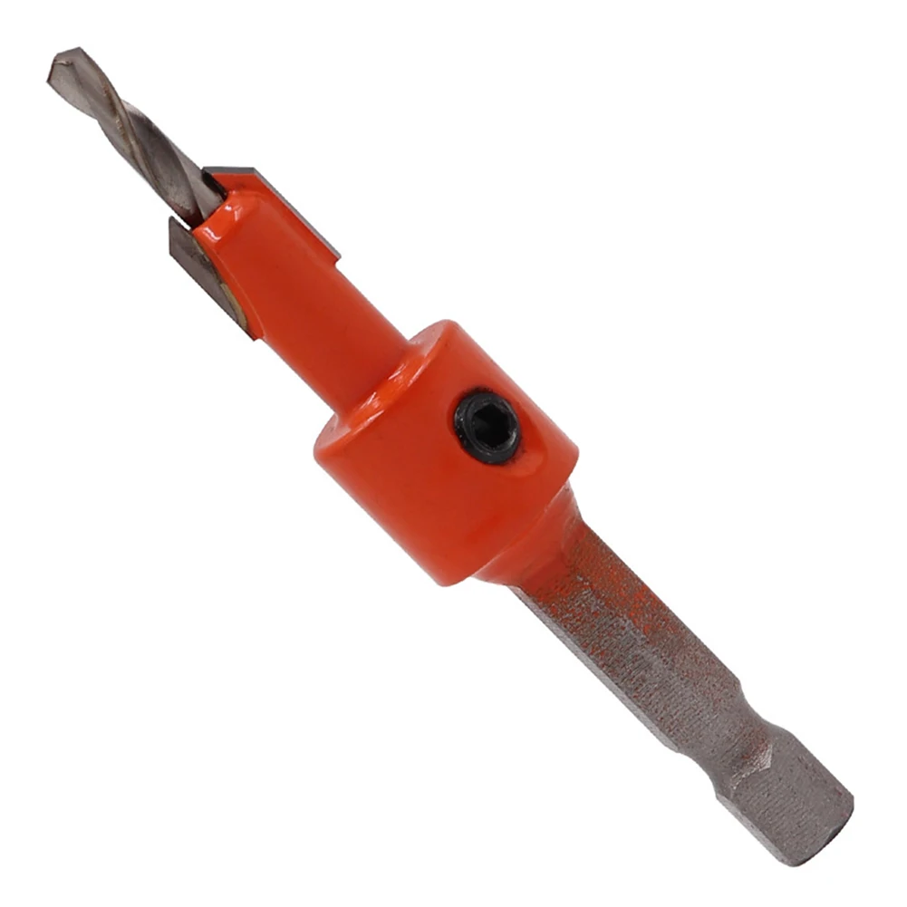 1pcs Verzinkboor Boor 8mm 10mm Houtbewerking Hex Schacht Stap Boor Router Bit Schroef Extractor Frees boren Bit