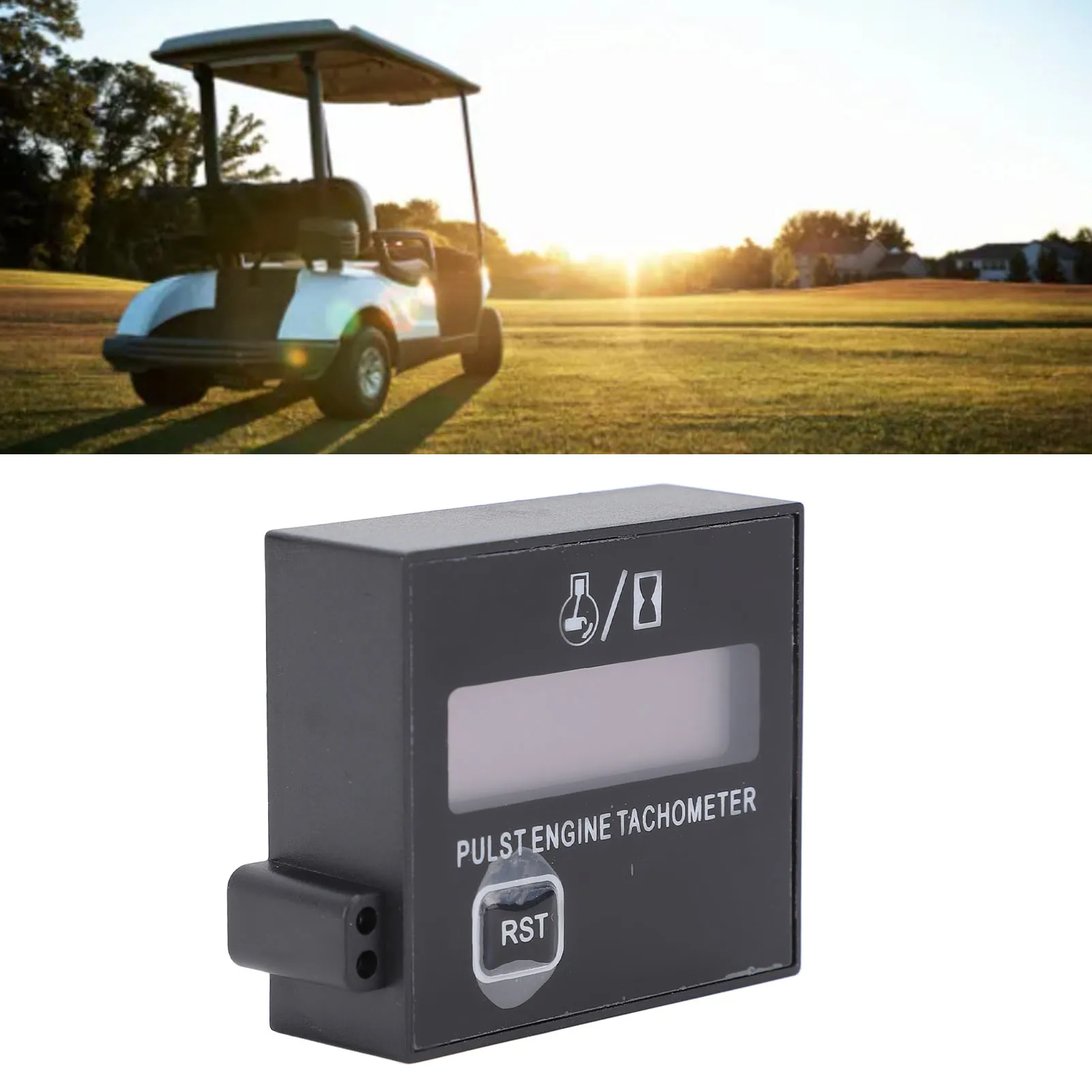 

Digital Tachometer - Waterproof RPM Meter for Motorcycle, ATV, Kart, Chainsaw & Marine Engines