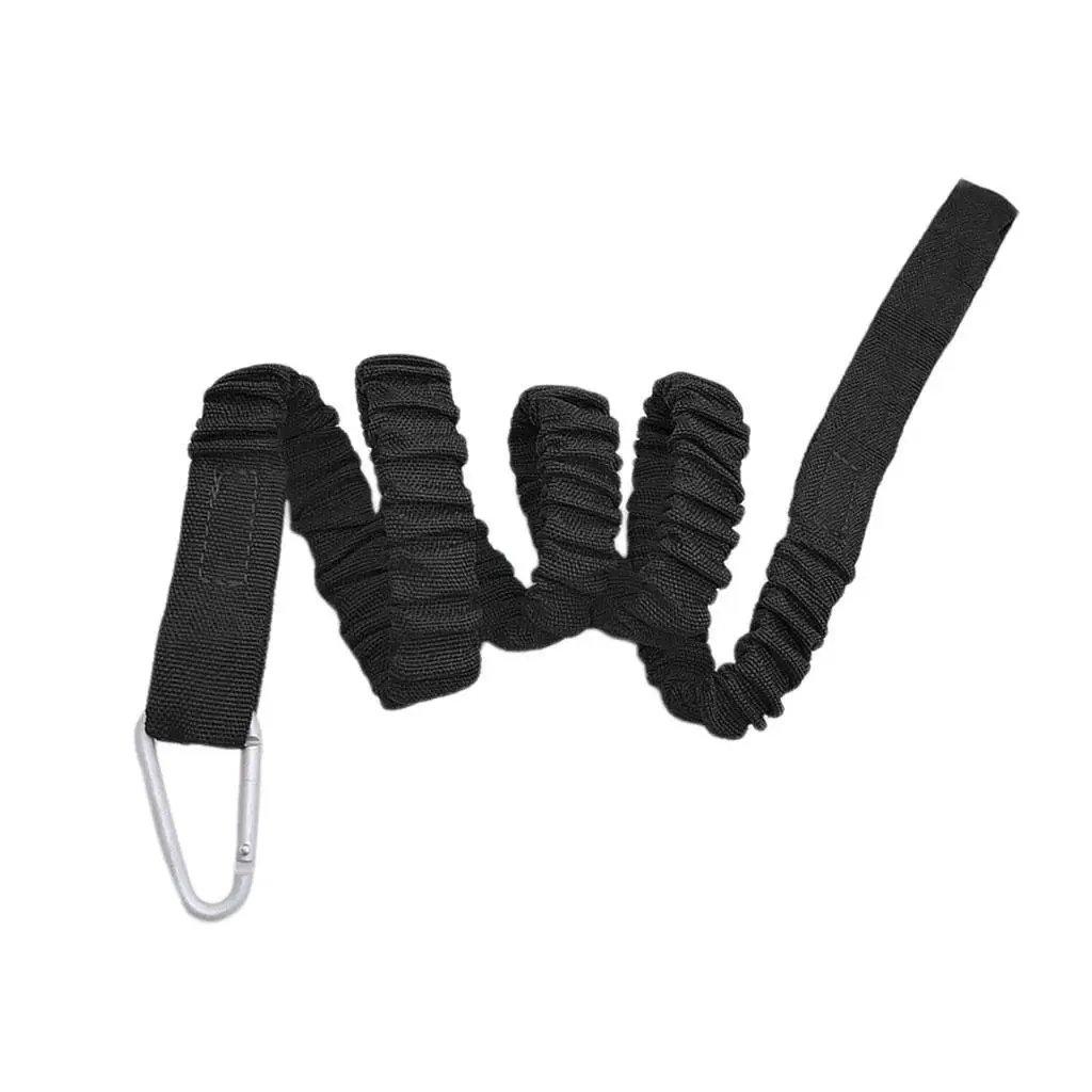Adjustable Nylon Kayak Paddle Tether Elastic Cord Boat Oars Holder for Fishing Kayak Accessories Marine Equipment