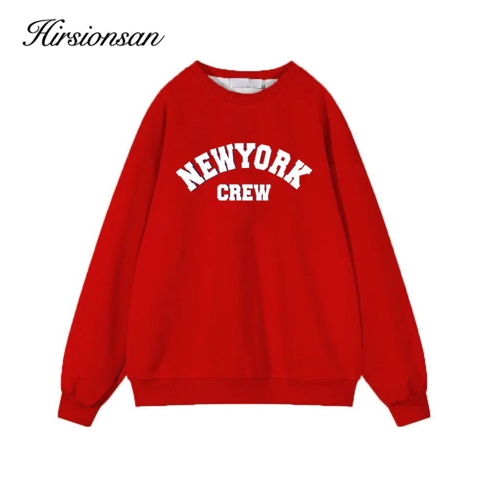 Hirsionsan Vintage Letter Print Women Sweatshirt Full Sleeve Hoodies for Lady Streetwear Autumn Mesh Pullovers Loose Clothes