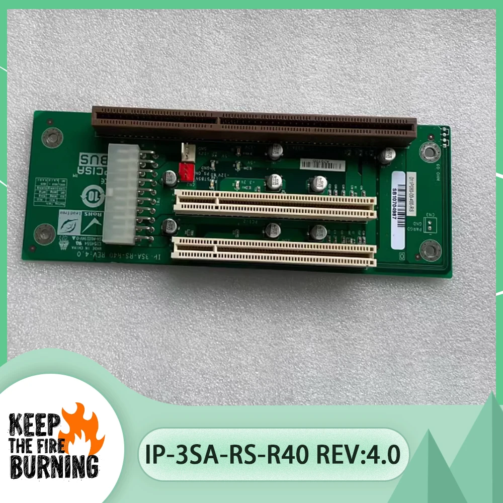 IP-3SA-RS-R40 REV:4.0 For IEI Industrial Control Computer Motherboard PCISA Slot Bottom Plate