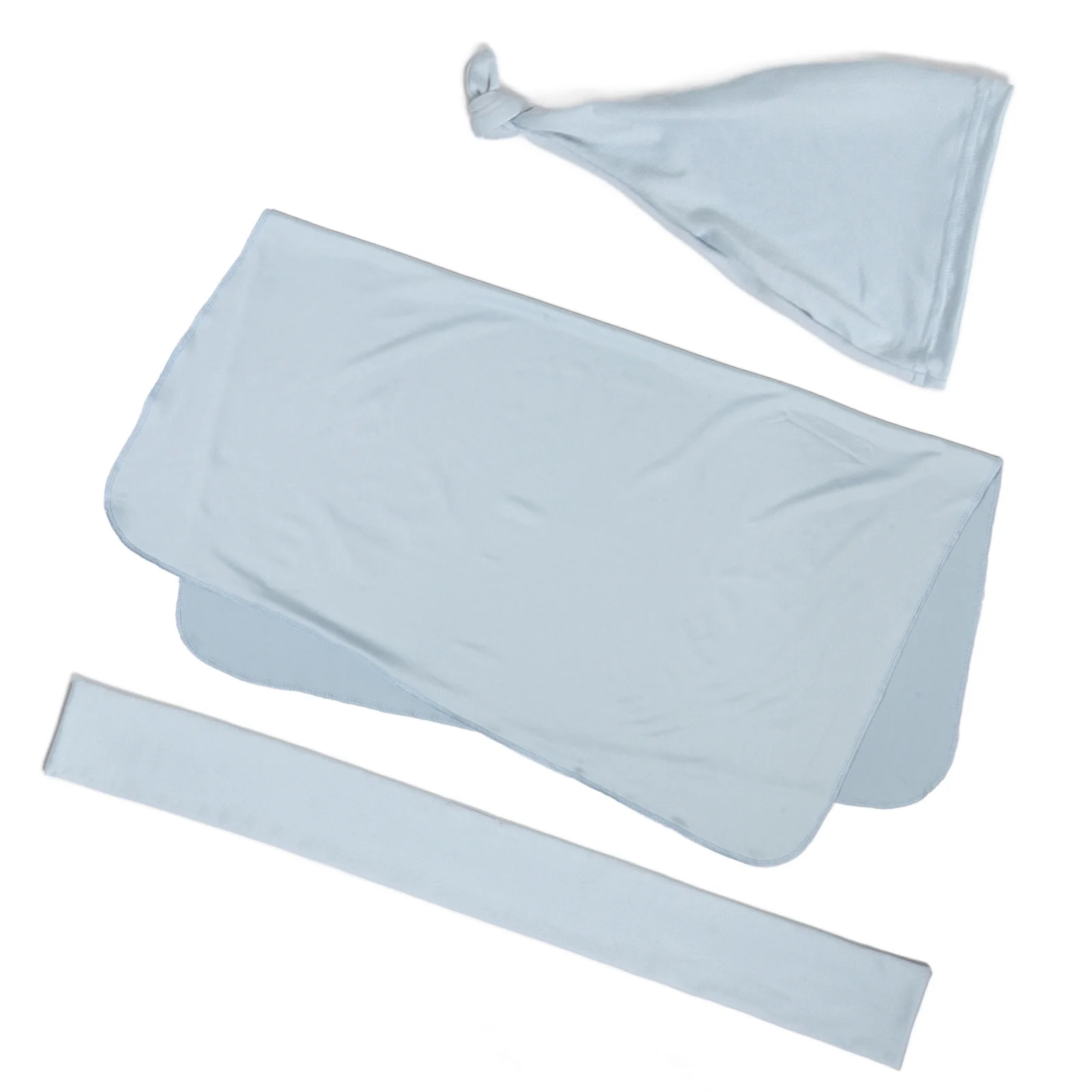 طفل قماط بطانية مجموعة الوليد الرضع لينة قبعة صغيرة دافئ دافئ أنيق الحضانة أساسيات الوليد تلقي بطانية عقال